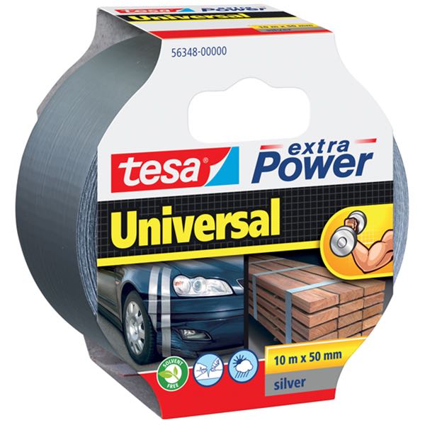 Tesa, Universaltejp Extra Power, 48mm, Silver, 10m