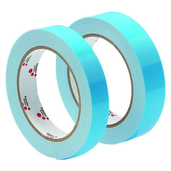 Dobbeltklæbende PE-skumtape hvid, 19mm x 5m, -20 til +90 °C