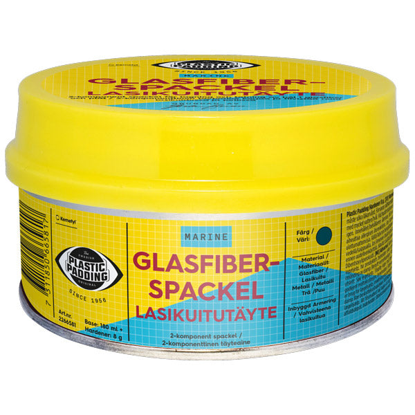 Plastic Padding, Glasfiberspartel, 180ml