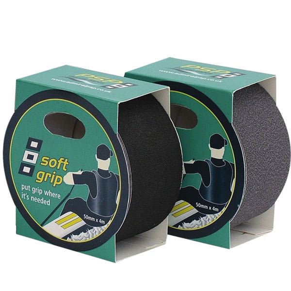 PSP, Soft Grip Anti-slip tejp, svart, 50 mm, 4 m