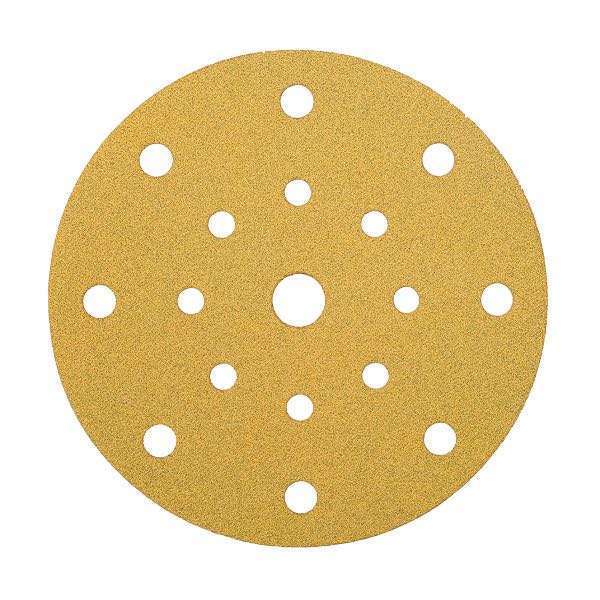 Mirka, Gold rondel ø125mm P180 17 huller, 10stk