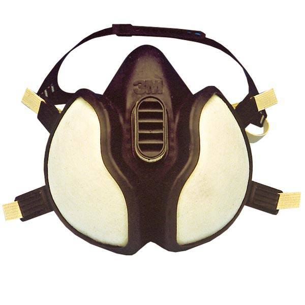 3M, Aktiv kolmask A2 - P3, Bekväm med fast filter, 123456