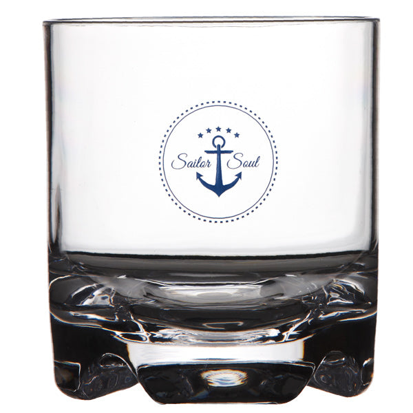 Marine Business, Sailor Soul Vandglas 350 ml, 6 stk, BPA-fri, 9,5 cm høj