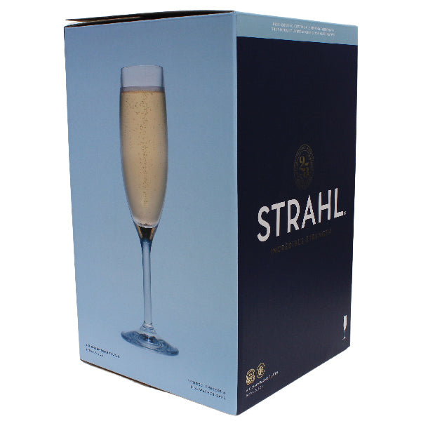 Strahl, Champagneglas 166 ml. i presentförpackning, 4 st, polykarbonat